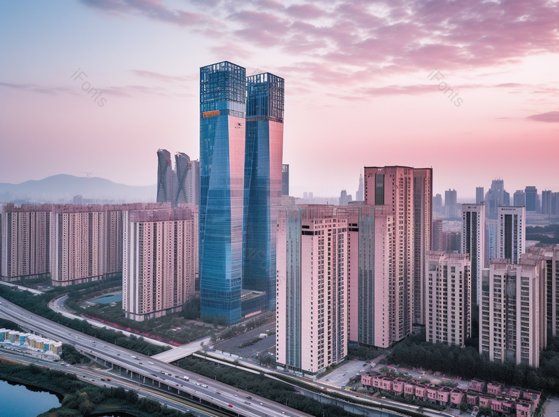 大厦交通道路多云的天空城市建造商业服务实拍摄影图,高清,摄影图,摄影图片,图片大全,摄影图免费下载